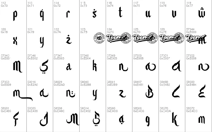 Sketsa Ramadhan font