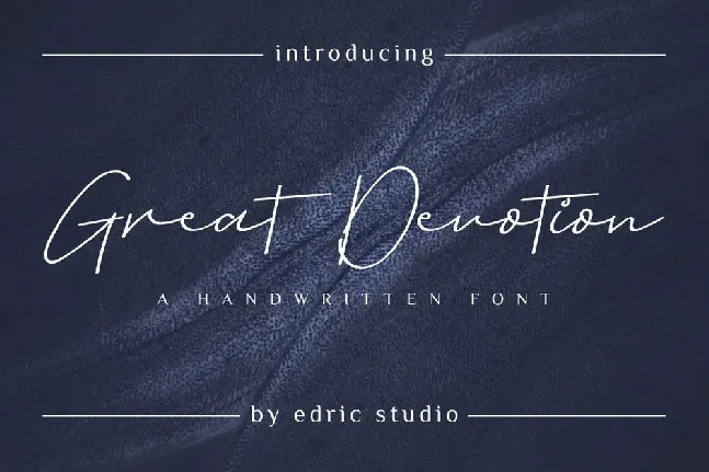 Great Devotion font