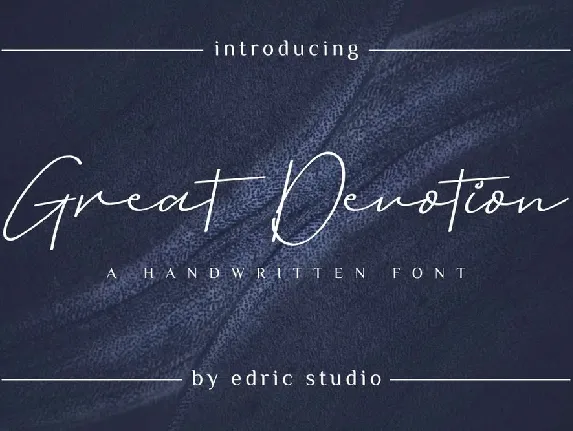 Great Devotion font