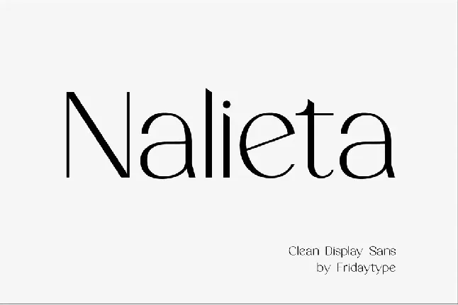 Nalieta font