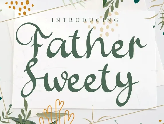 Father Sweety font