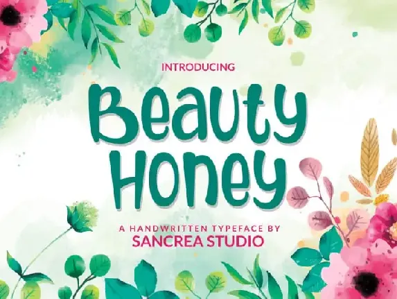 Beauty Honey Script font