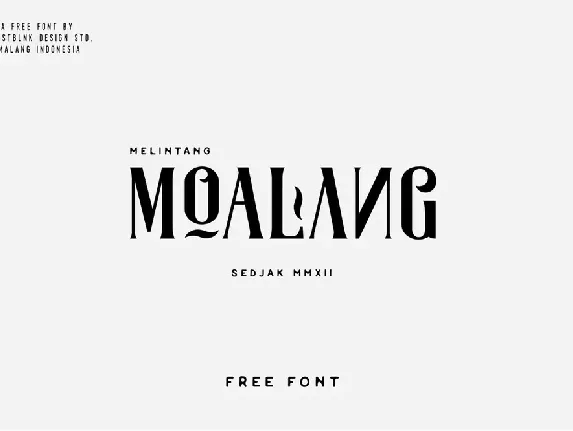 Moalang font