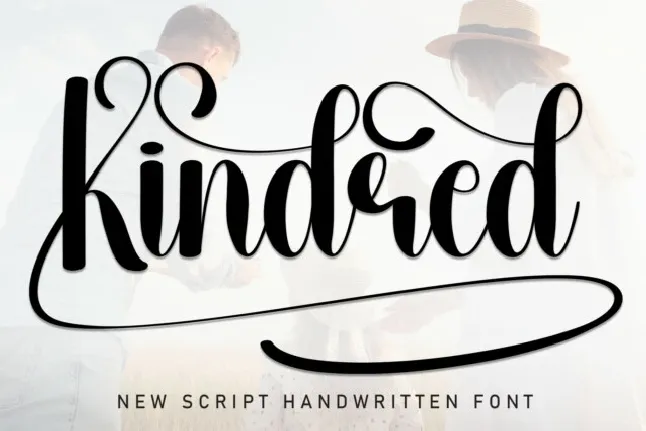 Kindred Script font