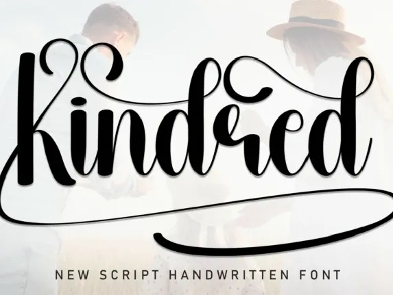 Kindred Script font