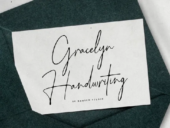 Gracelyn Handwriting font