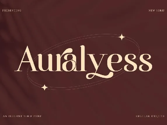 Auralyess font