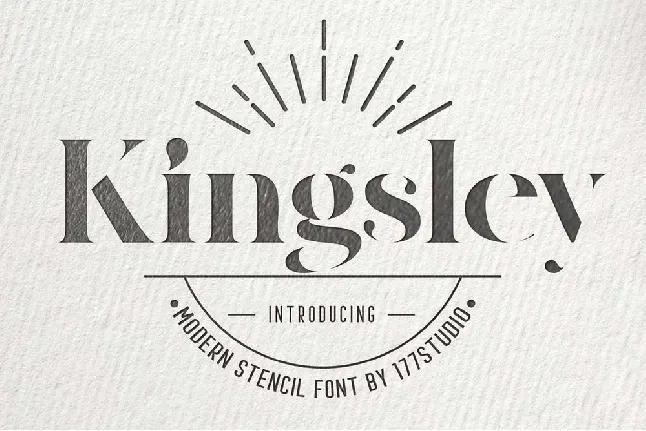 Kingsley font