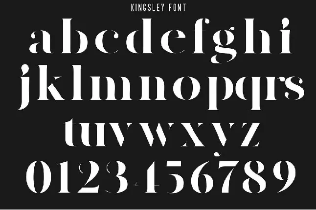 Kingsley font