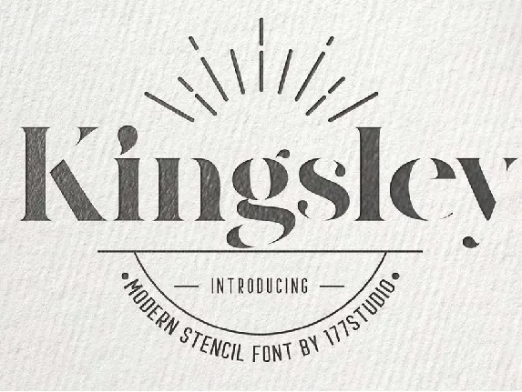 Kingsley font