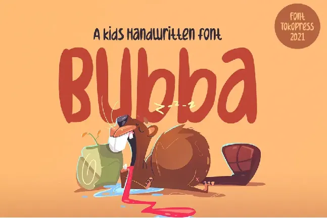 Bubba font