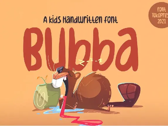 Bubba font