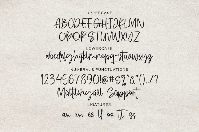 Bespoquet font