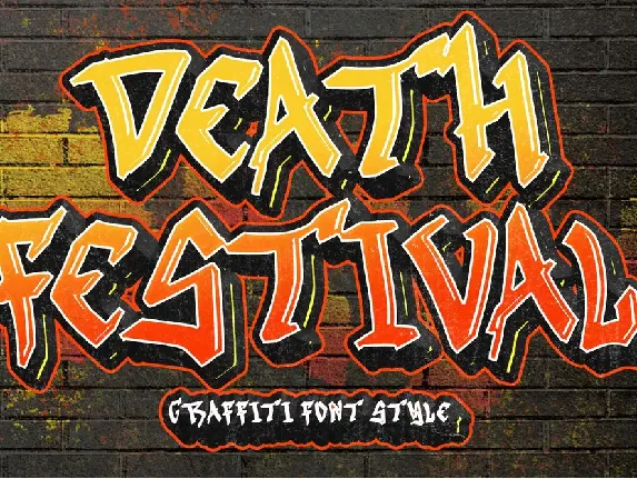 Death Festival Personal font