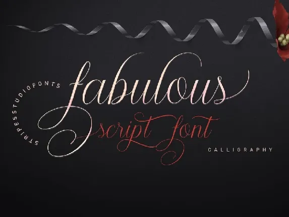 Fabulous Script font