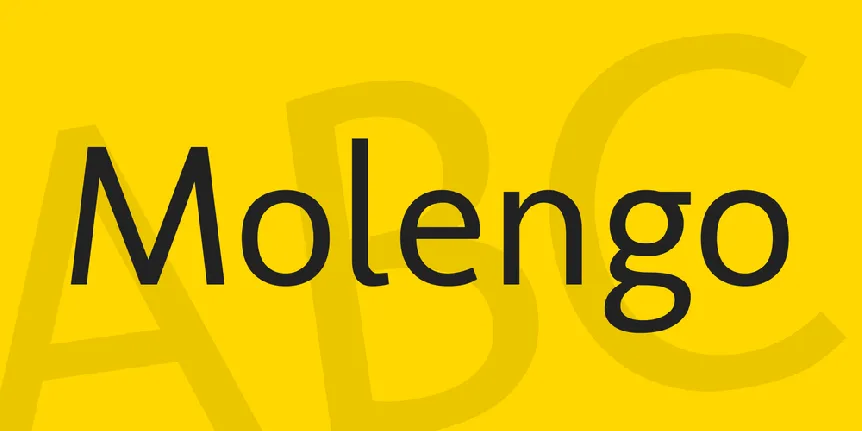 Molengo font