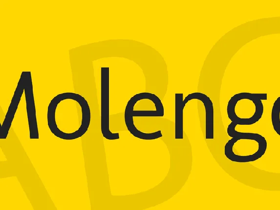 Molengo font