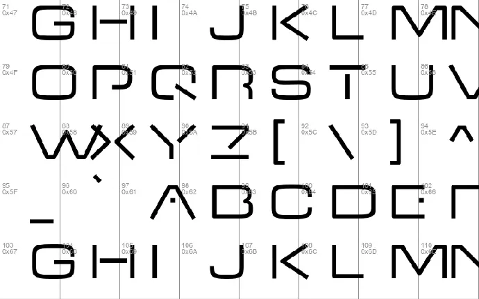 V Dub font