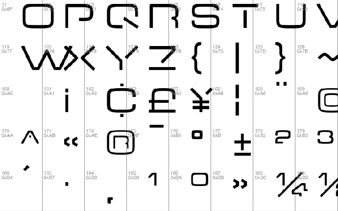 V Dub font