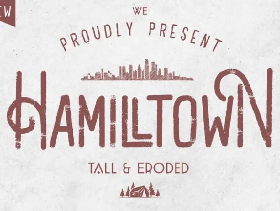 Hamilltown font