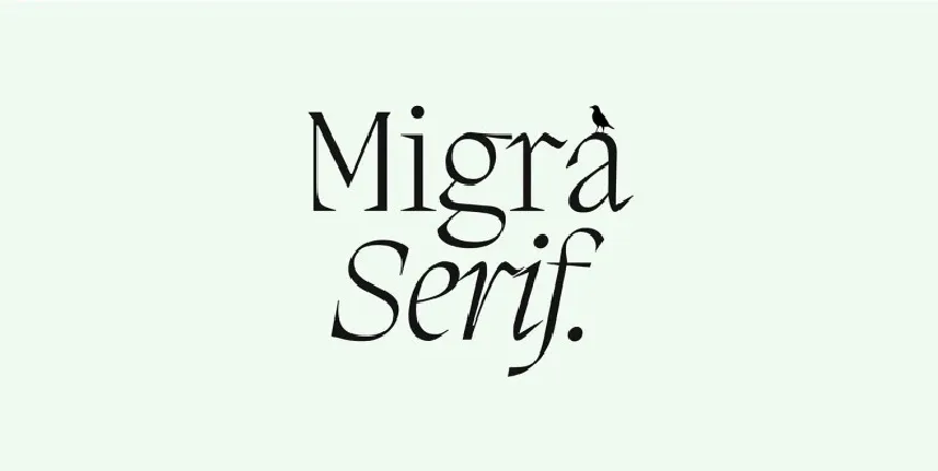 Migra Family font