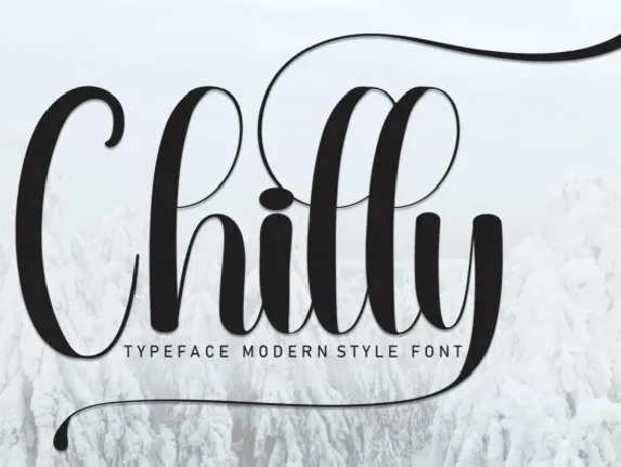 Chilly Script Typeface font