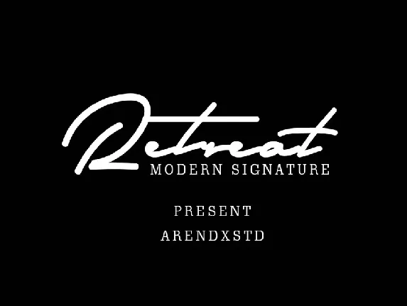 Rendering Signature font