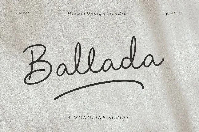 Ballada font