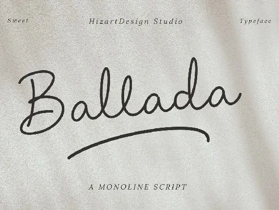 Ballada font