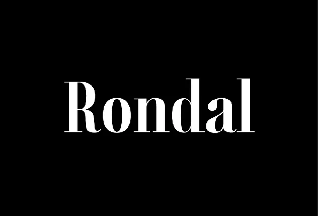 Rondal Family font