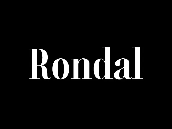 Rondal Family font