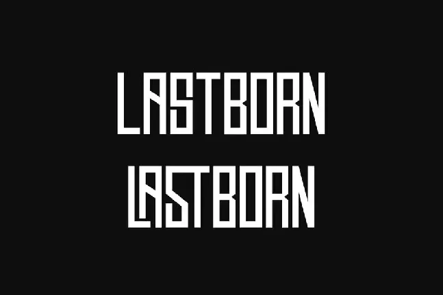 Lastborn Demo font