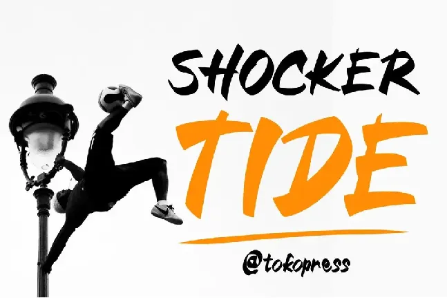 Shocker-Tide font