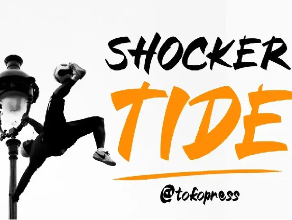 Shocker-Tide font