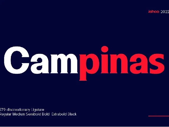 Campinas font