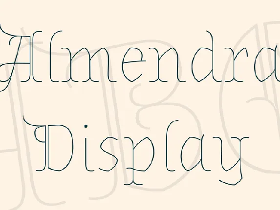 Almendra Display font