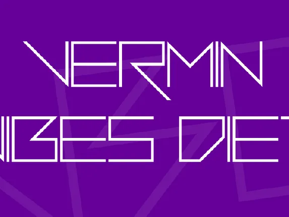 Vermin Vibes Diet font