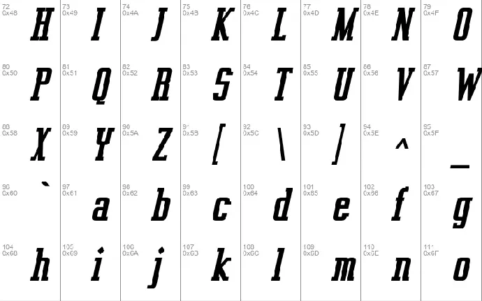 Vahika font