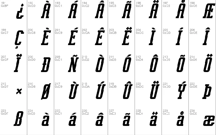 Vahika font