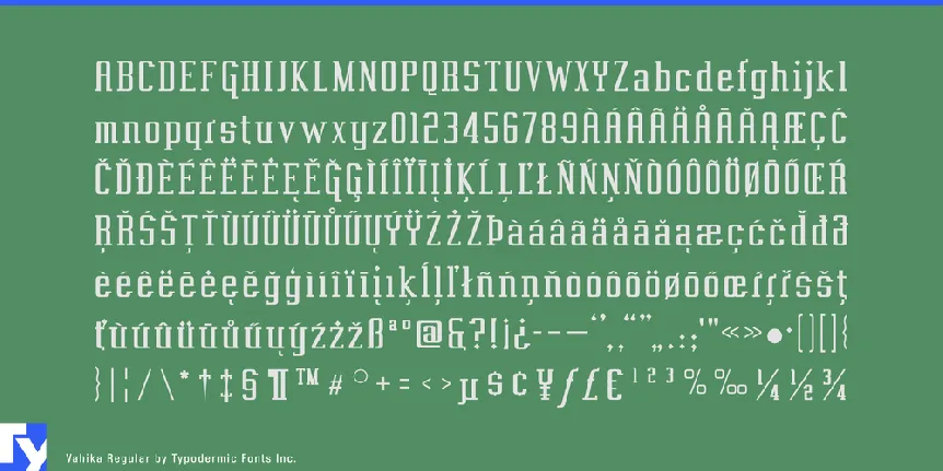 Vahika font