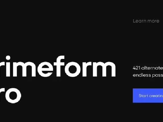 Primeform Pro font