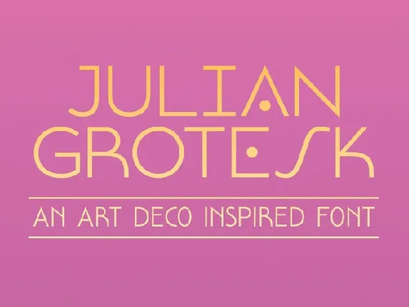 Julian Grotesk font