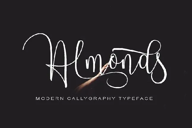 Almonds Script font