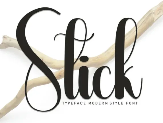 Stick Script font