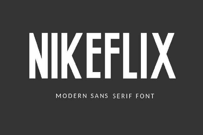 Nikeflix font