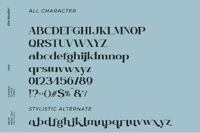 Milan font