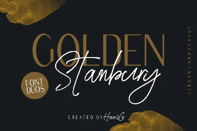 Golden Stanbury Duo font