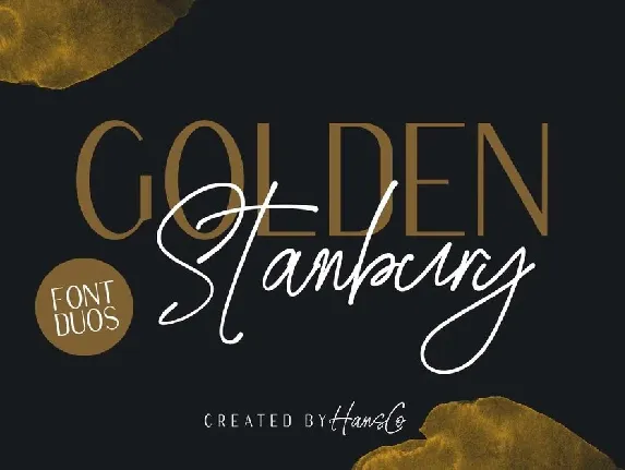 Golden Stanbury Duo font