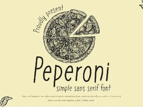 Peperoni font