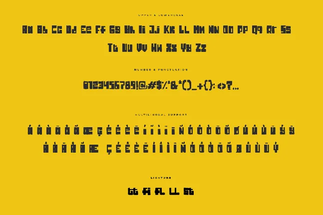 Jakusty font